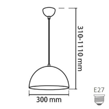 CreaLight CL-0229-S Retro Tas Avize