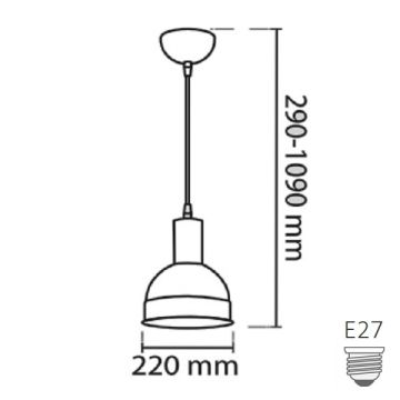 CreaLight CL-0183-S Retro Avize