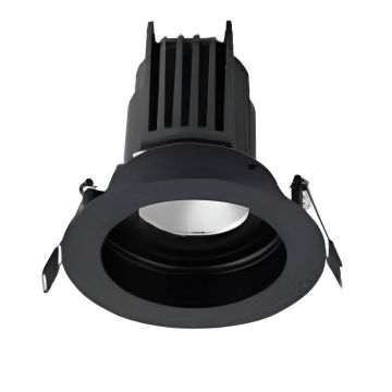 MOLLED MOL1680M 12 Watt Siyah Kasa Sıva Altı Yuvarlak LED Spot (SAMSUNG/OSRAM/PHILIPS LED & EAGLERISE/PHILIPS/LIFUD Driver)