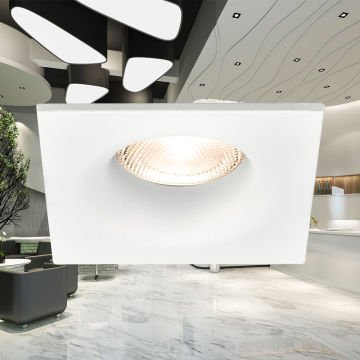 Braytron SBH03-04040 Sıva Altı Beyaz Kare Spot Kasası