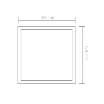 VOLTEK VPSAKB02430 40 Watt 30x30 Clip in Backlight LED Panel - Gün Işığı (3000K)
