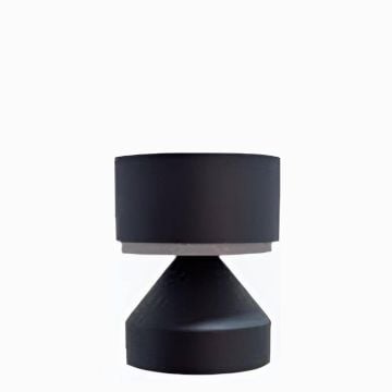 CreaLight CL-B-135 12 Watt 15 cm LED Bollard Armatür - Metal Gövde - SAMSUNG/CREE/OSRAM LED & EAGLERISE Driver - IP54 - Gün Işığı (3000K)