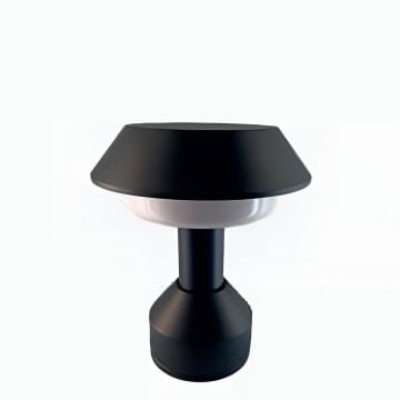 CreaLight CL-B-112 12 Watt 23 cm LED Mantar Bollard Armatür - Metal Gövde - SAMSUNG/OSRAM LED & MEAN WELL/EAGLERISE Driver - IP65 - Gün Işığı (3000K)