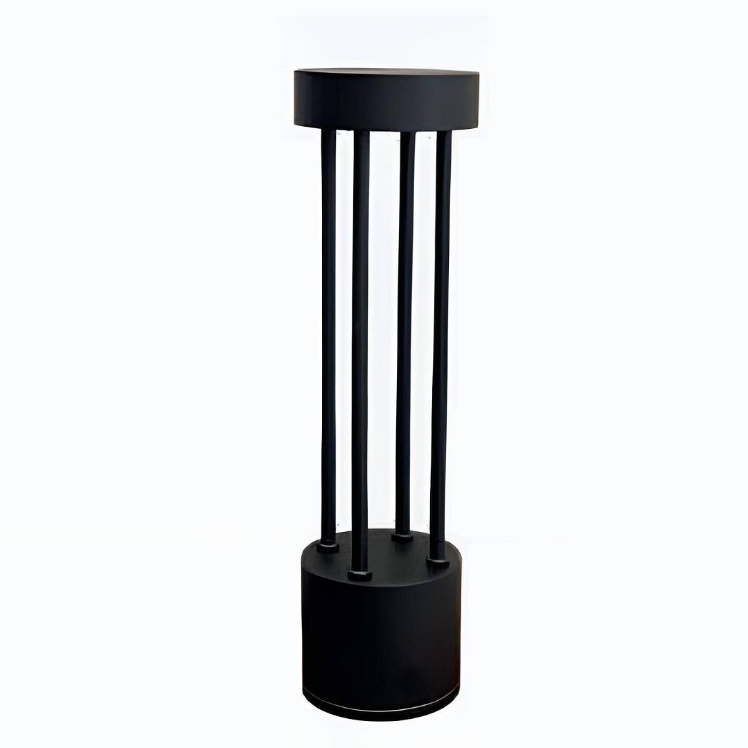 CreaLight CL-B-115 12 Watt 40 cm LED Bollard Armatür - Metal Gövde - SAMSUNG/OSRAM LED & MEAN WELL/EAGLERISE Driver - IP65 - Gün Işığı (3000K)