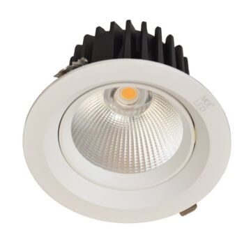 MOLLED MOL2084 Beyaz/Siyah Kasa 33 Watt LED Mağaza Spotu (SAMSUNG/OSRAM LED & EAGLERISE/PHILIPS/LIFUD Driver)