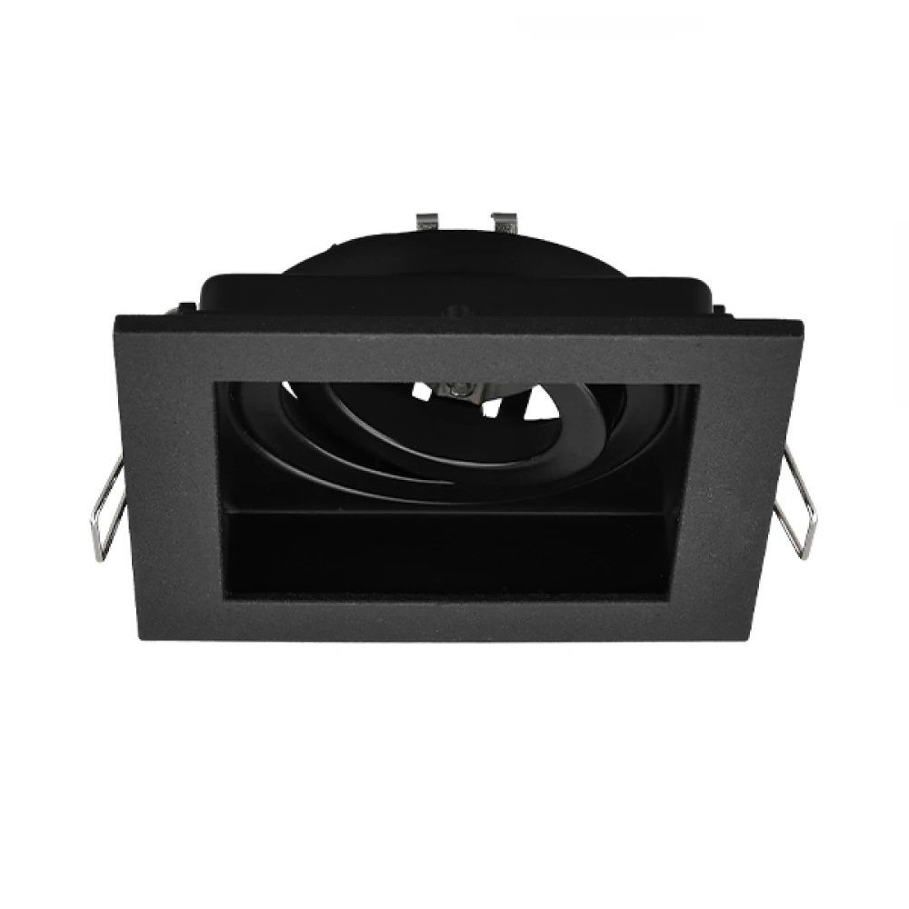 Braytron SBH03-05021 Sıva Altı Siyah Kare Spot Kasası (Metal)