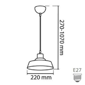CreaLight CL-0189-S Retro Avize