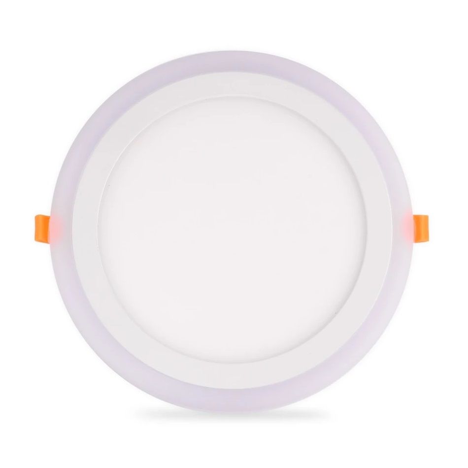 ACK AP30-31800 18+2 Watt Çift Renkli Sıva Altı Yuvarlak LED Panel - Mavi + Gün Işığı (3000K)