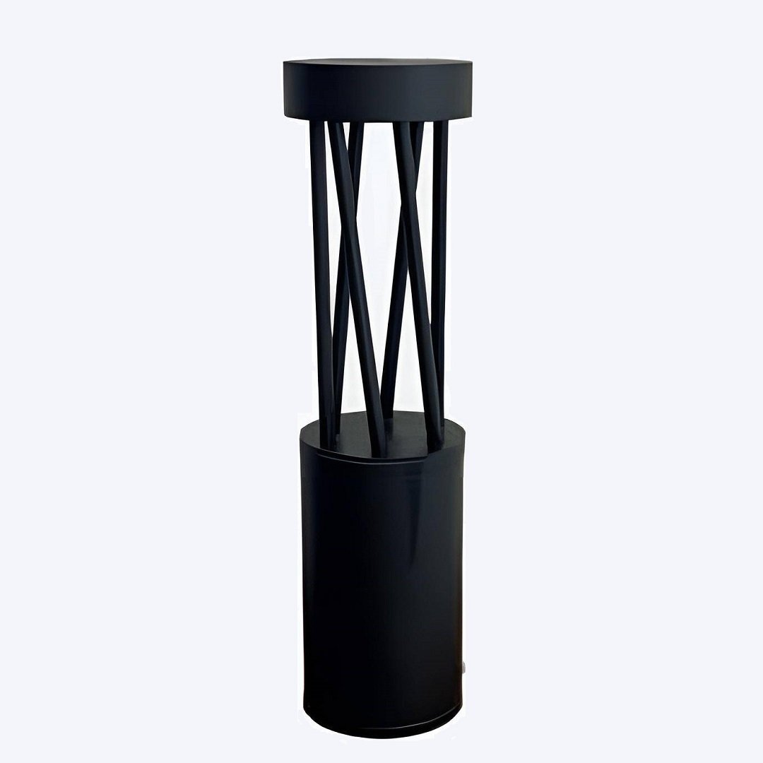 CreaLight CL-B-116 12 Watt 40 cm LED Bollard Armatür - Metal Gövde - SAMSUNG/OSRAM LED & MEAN WELL/EAGLERISE Driver - IP65 - Gün Işığı (3000K)