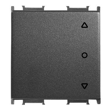 VİKO Ultima/Sistema/Optima WVTR2023-4DG Tek Düğmeli Jaluzi Kumanda Anahtarı Düğmesi (2M) [Füme]