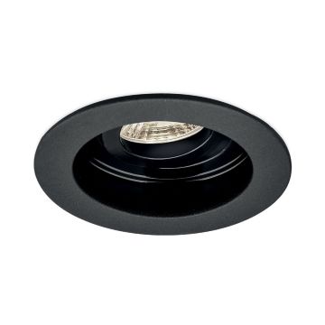 Braytron SBH03-05011 Sıva Altı Siyah Yuvarlak Spot Kasası (Metal)