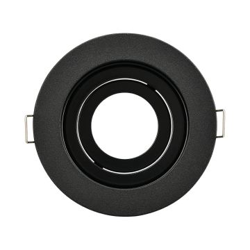 Braytron SBH03-05011 Sıva Altı Siyah Yuvarlak Spot Kasası (Metal)