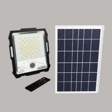 YCL YSP 1000 1000 Watt Sensörlü LED Solar Projektör - Kameralı - Mikrofonlu - Wifi Kontrollü - Beyaz Işık (6500K)