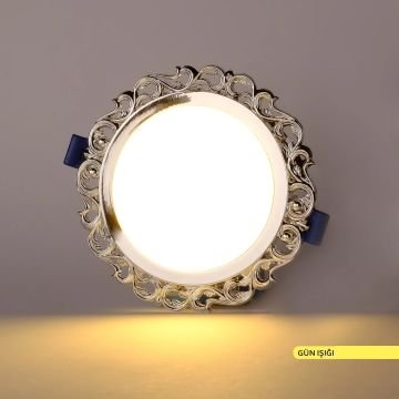 ACK AH04-10905 9 Watt Krom Dekoratif LED Panel - Gün Işığı (3000K)