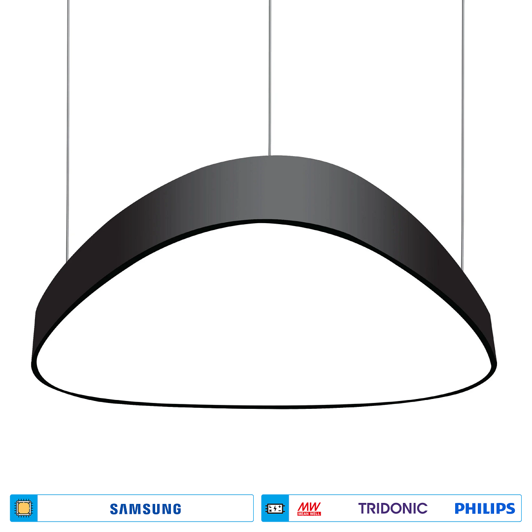 ACK AL02-03801 85 Watt Üçgen Sıva Üstü Lineer Armatür - SAMSUNG/OSRAM LED & MEAN WELL/PHILIPS/TRIDONIC Driver