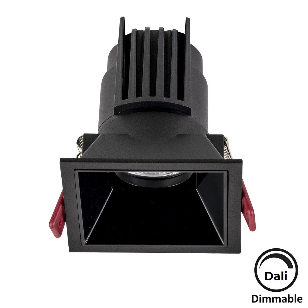 MOLLED MOL4150M 8 Watt Siyah Sıva Altı Kare LED Spot (SAMSUNG/OSRAM/PHILIPS LED & EAGLERISE/PHILIPS/LIFUD Driver)