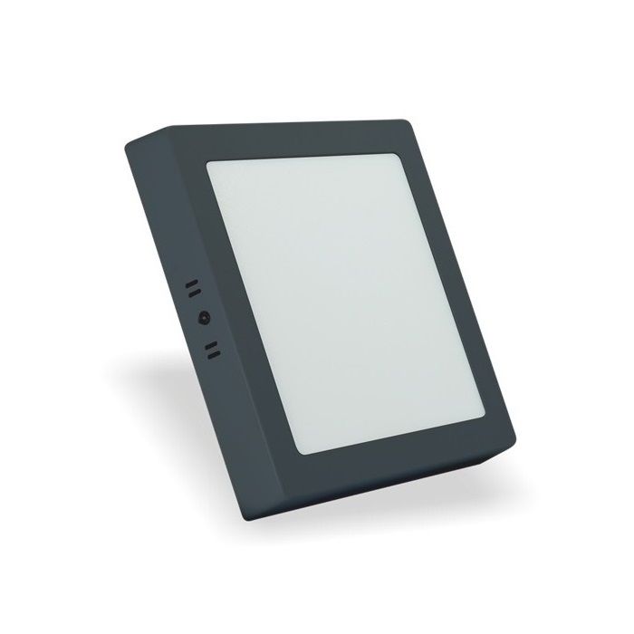 HELIOS HS 1040 18 Watt Siyah Kasa Sıva Üstü Kare LED Panel