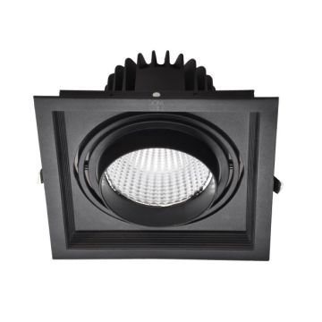 MOLLED MOL2081 Siyah/Beyaz Kasa 40 Watt LED Mağaza Spotu (SAMSUNG/OSRAM LED & EAGLERISE/PHILIPS/LIFUD Driver)