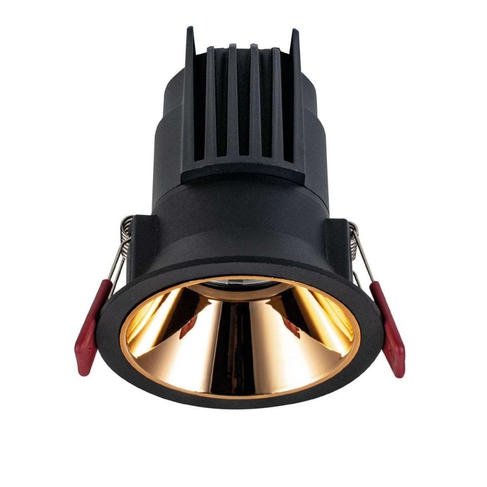 MOLLED MOL4145M 10 Watt Siyah-Gold Sıva Altı Yuvarlak LED Spot (SAMSUNG/OSRAM/PHILIPS LED & EAGLERISE/PHILIPS/LIFUD Driver)