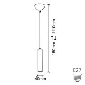 CreaLight YL-NUS-2081 Eskitme Boru Sarkıt Avize