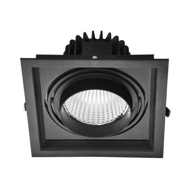 MOLLED MOL2081 Siyah Kasa 30 Watt LED Mağaza Spotu (PHILIPS/Bridgelux LED & EAGLERISE/LIFUD Driver)