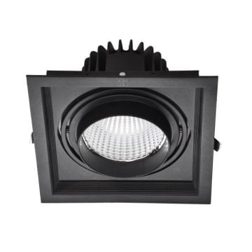 MOLLED MOL2081 Siyah Kasa 30 Watt LED Mağaza Spotu (PHILIPS/Bridgelux LED & EAGLERISE/LIFUD Driver)