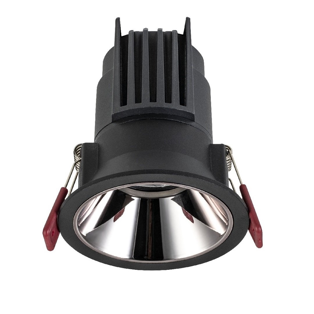MOLLED MOL4143M 12 Watt Siyah-Krom Sıva Altı Yuvarlak LED Spot (SAMSUNG/OSRAM/PHILIPS LED & EAGLERISE/PHILIPS/LIFUD Driver)