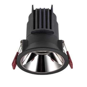 MOLLED MOL4143M 10 Watt Siyah-Krom Sıva Altı Yuvarlak LED Spot (SAMSUNG/OSRAM/PHILIPS LED & EAGLERISE/PHILIPS/LIFUD Driver)