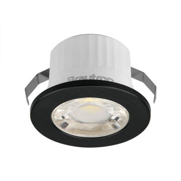 Braytron BH06-00231 Siyah Kasa 3 Watt Sıva Altı Dış Mekan Mini LED Spot - Beyaz Işık (6500K)