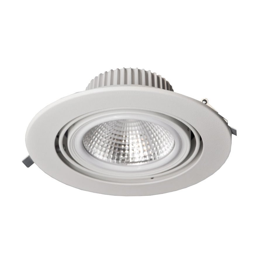 MOLLED MOL2085Y Siyah/Beyaz Kasa Yuvarlak 20 Watt LED Mağaza Spotu (SAMSUNG/OSRAM LED & EAGLERISE/PHILIPS/LIFUD Driver)