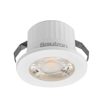 Braytron BH06-00230 Beyaz Kasa 3 Watt Sıva Altı Dış Mekan Mini LED Spot - Beyaz Işık (6500K)