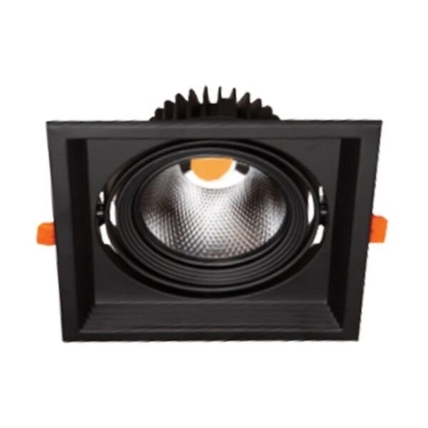 MOLLED MOL2081Y Siyah Kasa 20 Watt LED Mağaza Spotu (SAMSUNG/OSRAM LED & EAGLERISE/PHILIPS/LIFUD Driver)