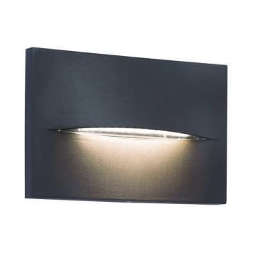 JUPITER LW488 3 Watt Antrasit Sıva Üstü Dikdörtgen Dış Mekan LED Merdiven Armatürü - Metal - Gün Işığı (3000K)