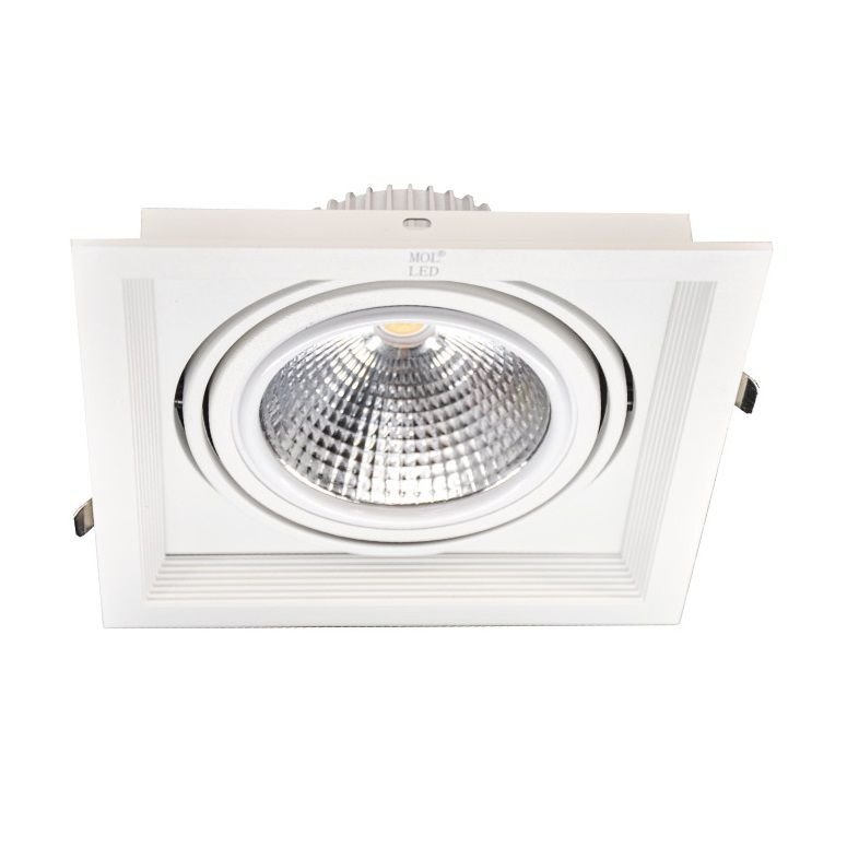 MOLLED MOL2081Y Beyaz Kasa 9 Watt LED Mağaza Spotu (SAMSUNG/OSRAM LED & EAGLERISE/PHILIPS/LIFUD Driver)