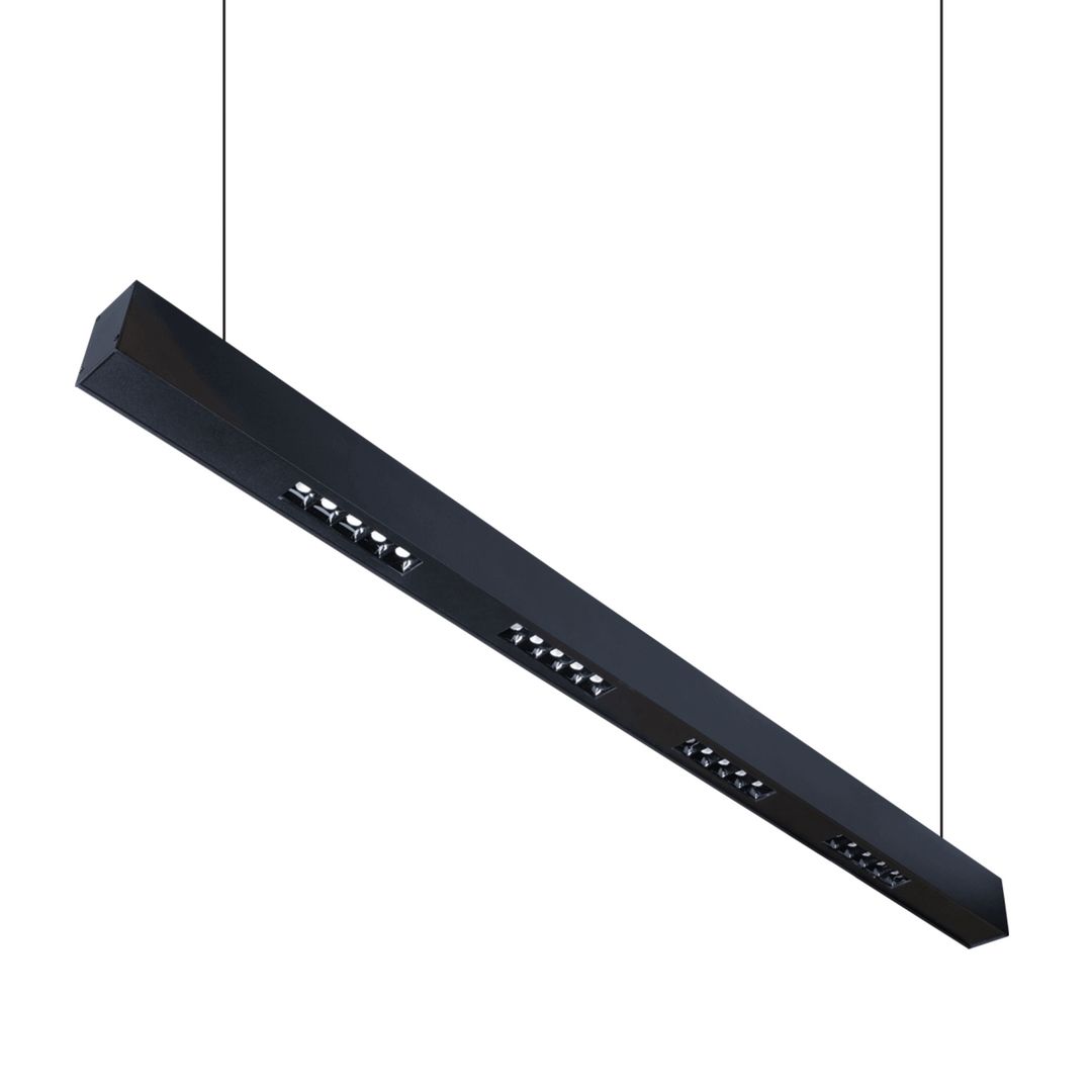 goldX ZE2002 Siyah/Beyaz Kasa 20 Watt 90 cm Lensli Lineer Sarkıt Armatür (SAMSUNG LED & EAGLERISE Driver)