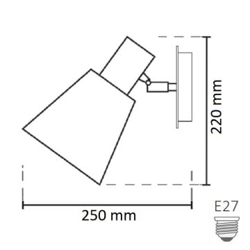 CreaLight YL-6347 Siyah-Platin Hareketli Retro Aplik