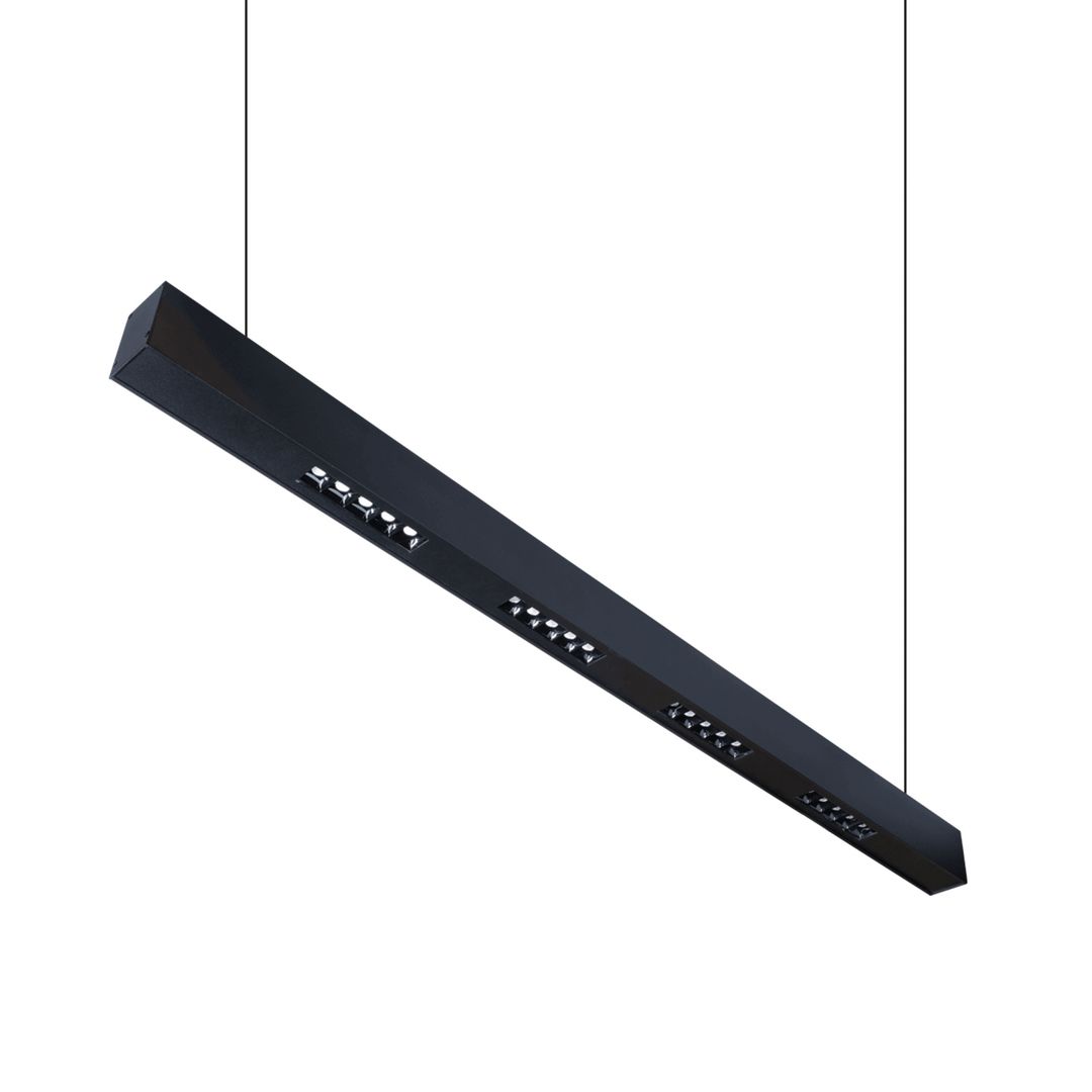 goldX ZE2002 Siyah/Beyaz Kasa 15 Watt 60 cm Lensli Lineer Sarkıt Armatür (SAMSUNG LED & EAGLERISE Driver)