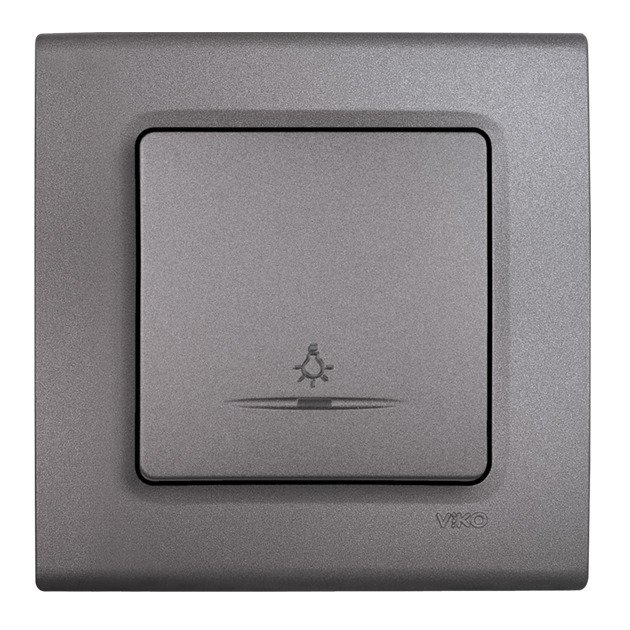 VİKO Linnera Life 90442014 Işıklı Light Anahtarı [Granit Grisi]