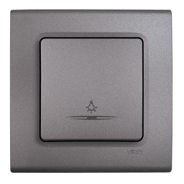 VİKO Linnera Life 90442014 Işıklı Light Anahtarı [Granit Grisi]