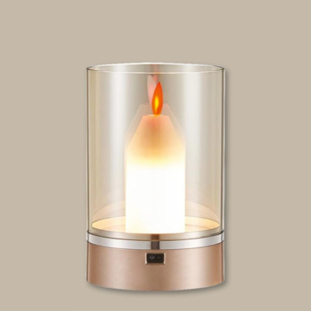 CATA CT-8432 Tokyo Dimli ve Alev Efektli Şarjlı LED Masa Lambası