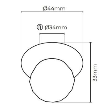 MOLLED MOL7060 3 Watt Kristal Mini LED Spot - Ilık Beyaz (4000K)