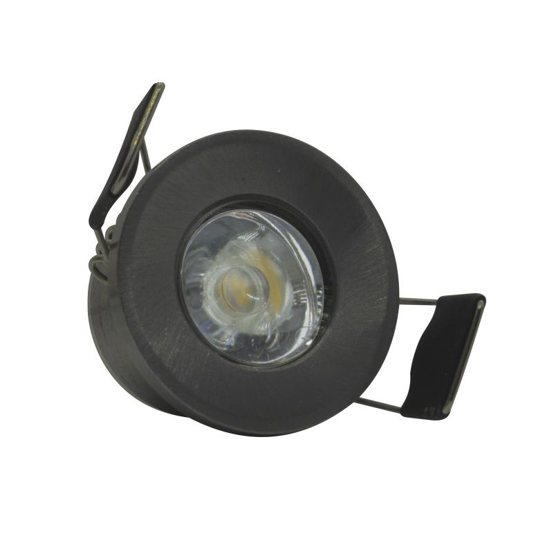 1219 1 Watt Siyah LED Yıldız Spot