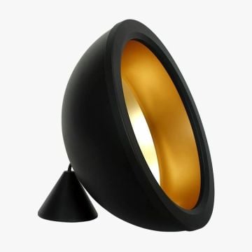 ZİTA 222MSV Siyah-Gold Modern Avize - PC Gövde - E27 Duylu