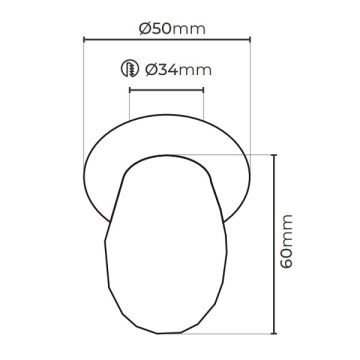 MOLLED MOL7051 3 Watt Kristal Mini LED Spot