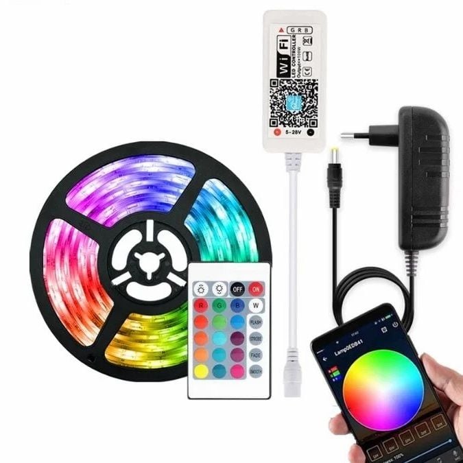 CATA CT-4030 16 Milyon Renkli 5 Metre Akıllı Şerit Led Seti