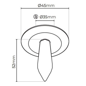MOLLED MOL7047 3 Watt Kristal Mini LED Spot