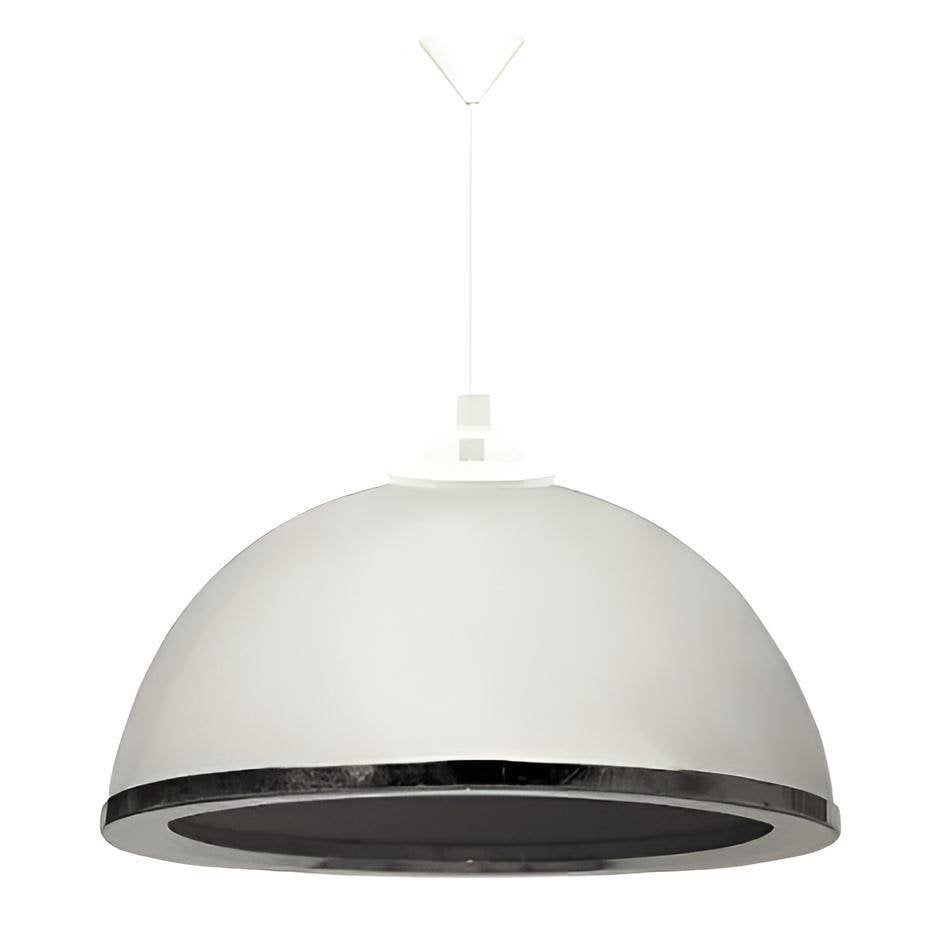 ZİTA 222BMT Krom Çerçeveli Beyaz Modern Avize - PC Gövde - E27 Duylu