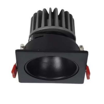 MOLLED MOL4081 10 Watt Siyah Kasa Sıva Altı Kare LED Spot (SAMSUNG/OSRAM/PHILIPS LED & EAGLERISE/PHILIPS/LIFUD Driver)
