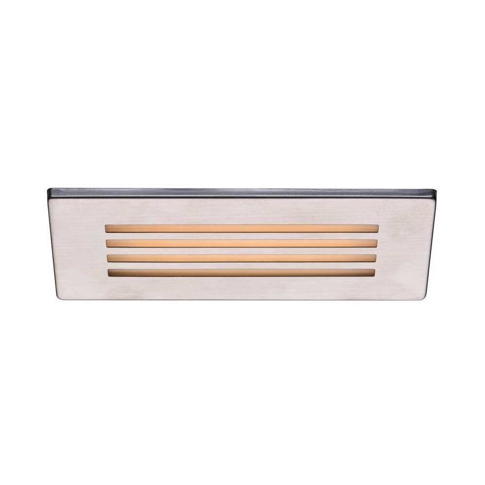 JUPITER LW978 1.5 Watt Sıva Altı Dikdörtgen Dış Mekan LED Merdiven Armatürü - Paslanmaz Çelik Çerçeveli - Gün Işığı (3000K)