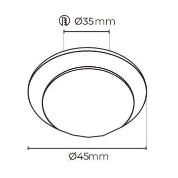 MOLLED MOL7048 3 Watt Kristal Mini LED Spot